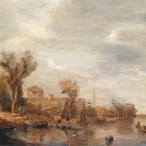 River view, c. 1630 (oil on panel)