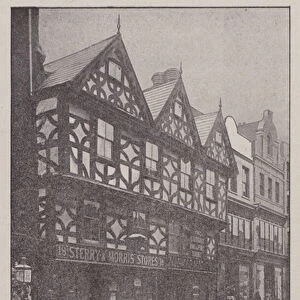 Robert Raikess House in Southgate Street, Gloucester (engraving)