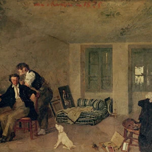 My Room in 1825 (oil on canvas)