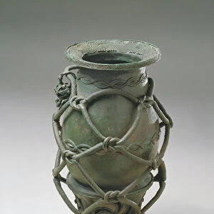 Roped pot, from Igbo-Ukwu 9th - 10th century (leaded bronze)