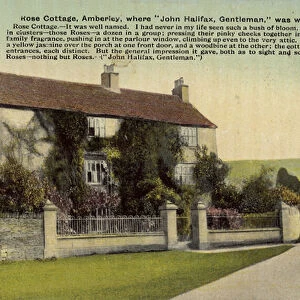 Rose Cottage, Amberley, where John Halifax Gentleman as written (colour photo)