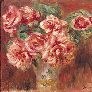 Roses in a Vase, c. 1890 (oil on canvas)