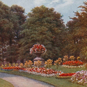 Royal Avenue, Victoria Park, Bath (colour litho)