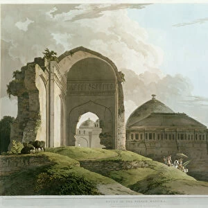 Ruins of the Palace at Madurai, engraved by Thomas and William (1769-1837) Daniell