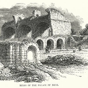 Ruins of the Palace of Nero (engraving)