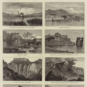 The Russo-Turkish War, Sketches in Asia Minor (engraving)