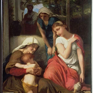 Ruth and Naomi, 1859 (oil on canvas)