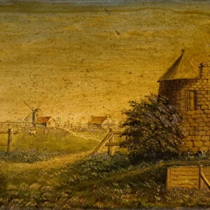 The Mill at Ryhope Grange (oil on canvas)