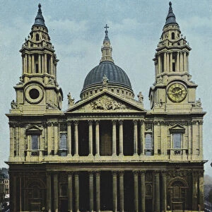 S Pauls Cathedral (coloured photo)