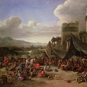 The Sack of Rome in 1527 (oil on canvas)