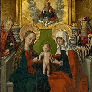 Saint Anne with the Virgin and Child, Joseph, Joachim, God the Father and the Holy Ghost