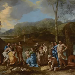 Saint John Baptizing in the River Jordan, c. 1630 (oil on canvas)
