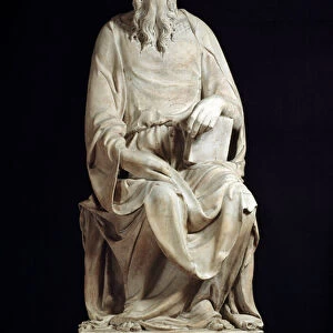 Saint John Evangelist. Marble Sculpture, 1412-1415