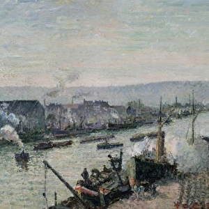 Saint-Sever Port, Rouen, 1896 (oil on canvas)