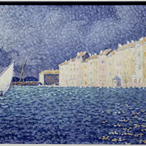 Saint Tropez Painting by Paul Signac (1863-1935) 1895 Saint Tropez Museum of
