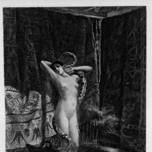 Salammbo, daughter of Hamilcar Barca (or Barcas) Illustration by Georges Antoine