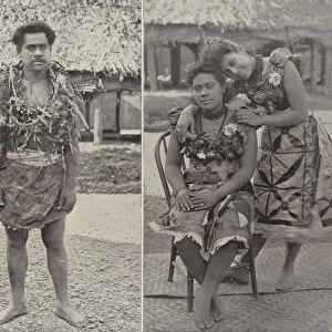 The Samoans (b / w photo)