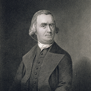 Samuel Adams, engraved by G. F. Storm (fl. c. 1834) after a drawing of the original by James