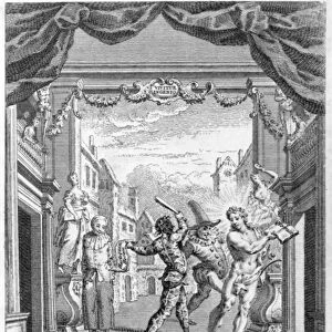 Satire on the Popular Stage, 1729 (etching)