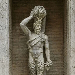 Satiro Della Valle, copy from an original of the Hellenistic period found near the Theatre of Pompei in Campus Martius (marble)