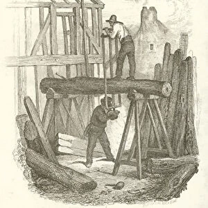 The Sawyer (engraving)