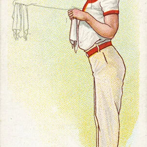 Scarf, or Towel Exercises, 5 (colour litho)