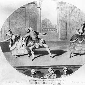 A scene from the ballet Jason et Medee, 1781 (engraving)