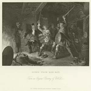 Scene from Rob Roy (engraving)