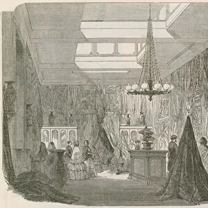 Schomberg House, Pall Mall - the shawl department (engraving)