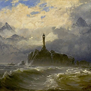 Seascape, 1849 (oil on canvas)