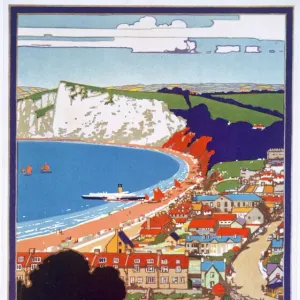 Seaton, Devon, poster advertising Southern Railway (colour litho)