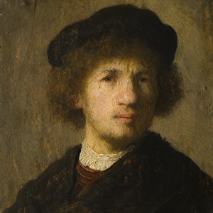 Self Portrait, 1630 (oil on copper)