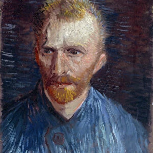Self-Portrait par Gogh, Vincent, van (1853-1890). Oil on canvas, size : 44, 5x33, 6, 1887