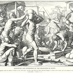 Servitude and Oppression of the Israelites in Egypt (engraving)