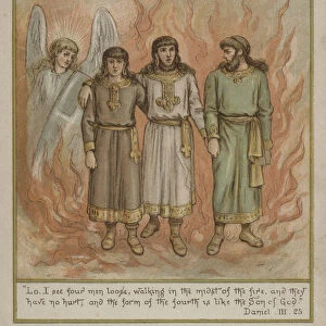Shadrach; Meshach and Abed-Nego (colour litho)