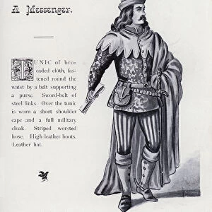 Shakespeares King Richard III: A Messenger (litho)