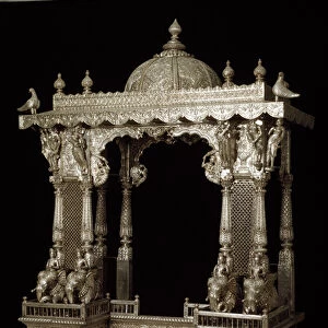 Shrine, late 18th-19th century (silver over wood)