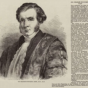 Sir Charles Nicholson, Baronet, DCL, LLD (engraving)