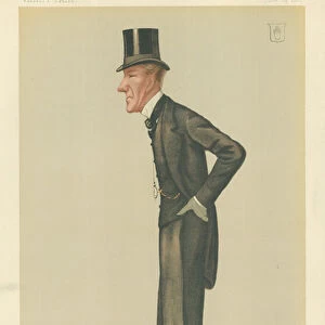 Sir Edward Robert Sullivan, Common-sense in politics, 13 June 1885, Vanity Fair cartoon (colour litho)