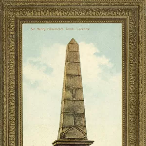 Sir Henry Havelocks Tomb, Lucknow, India (colour photo)