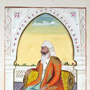 Sirdar Fatteh Singh, from The Kingdom of the Punjab, its Rulers and Chiefs