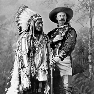 Sitting Bull and Buffalo Bill in 1886
