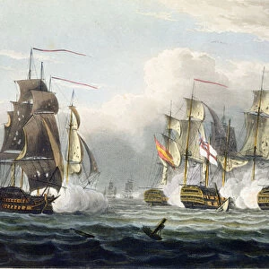 Situation of the HMS Bellerophon after the death of her commander Captain Cooke at
