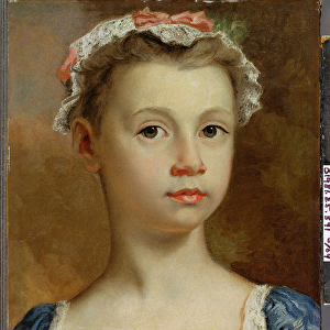 Sketch of a Young Girl, c. 1730-40 (oil on canvas)