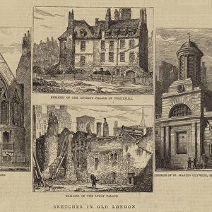 Sketches in Old London (engraving)