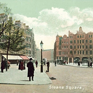 Sloane Square, London (coloured photo)