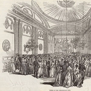 Soiree of the Whittington Club, London (engraving)