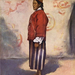 A Soldier of the Maharaja of Sikkim (colour litho)
