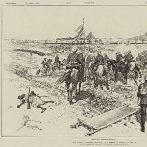 The Soudan Frontier Conflict, the Battle of Ginnis, on 30 December (engraving)