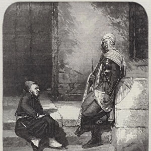 Spahi and Zouave (engraving)